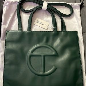 TELFAR Medium Dark Olive Shopping Bag